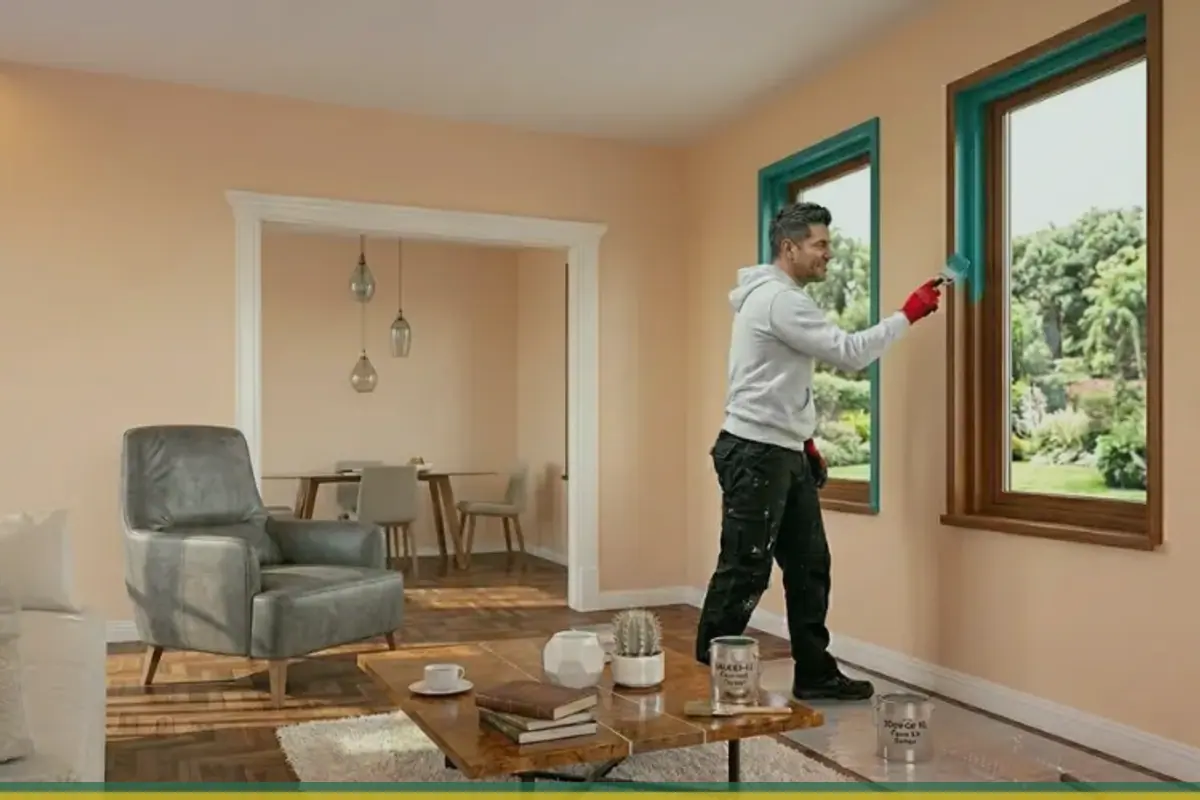 Imagen de referencia de pintura profesional en casa e interior residencial para servicio en Fraijanes