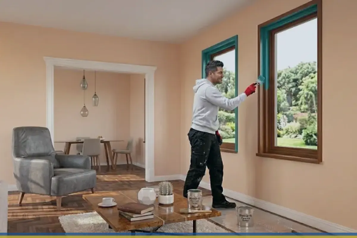 Imagen de referencia de pintura profesional en casa e interior residencial para servicio en San Juan Sacatepéquez