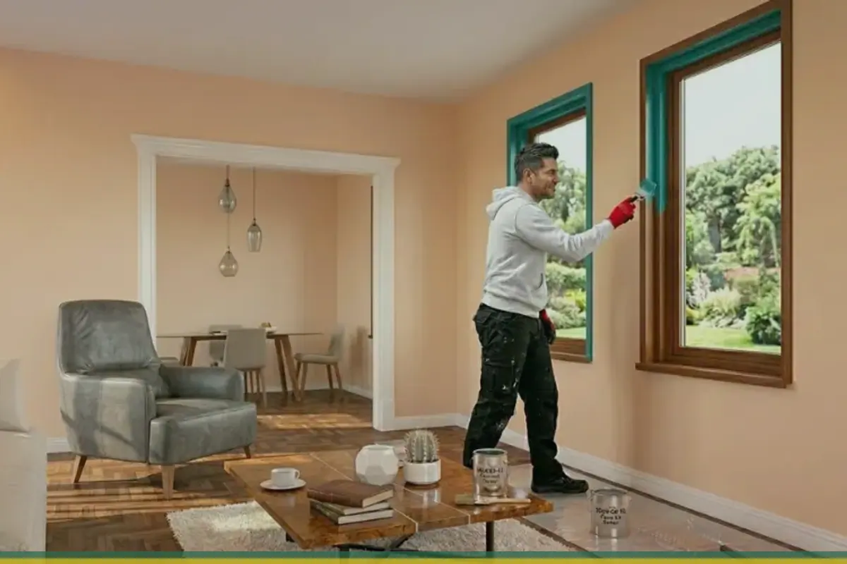 Imagen de referencia de pintura profesional en casa e interior residencial para servicio en Zona 21