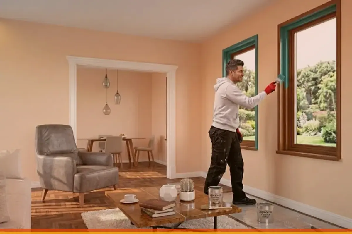 Imagen de referencia de pintura profesional en casa e interior residencial para servicio en Zona 3